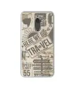 Casotec Travel Design Printed Silicon Soft TPU Back Case Cover for Coolpad Note 5 Lite