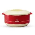 IDEAL PRIME Durable BPA Free Double Wall Plastic Inner Steel Casserole 1500 ml | Airtight Hot Pot/Buffet/Serving Dish/Chapati Box Tableware Pack Of 1