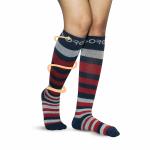 Sorgen Compression Socks - Travel Socks, Corporate Socks, Health socks, Leg Pain Socks, Flight Socks (Stripes)_S