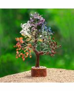 M/S SAINI AND SONS Seven Chakra Silver Tree Healing Crystal