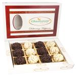 Jaiccha Ghasitaram Sweets-Chocochip Cashew Flowers 12 pcs