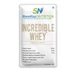 Steadfast Nutrition Incredible Whey| quick muscle growth and recovery. | 24.8g Whey Protein , 5.0g BCAA;s, 10.9g EAA | Added digestive enzymes for better protein absorption. Chocolate flavoured/Lab Tested Box of 60 Servings /35g per serve