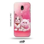 Tweakymod Printed Cute Kitties Back Cover For Samsung J3 Pro