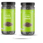 Nayanvati Chia Seeds Healthy Snacks- Chia Seeds for Eating Omega-3 (200 gm, pack of 2)