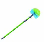 YORK Heavy Duty Round Jala Cobweb Cleaning Broom With Soft Bristles & Telescopic Handle (044010_Y)