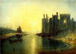 DECOR ADVENTURES Caernarvon Castle (1798) by JMW Turner Wall Painting 14 x 18 inch