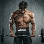 FirstFit Heavy Duty Leather Weightlifting Belt, 6mm Powerlifting Belt for Back Support, Gym & Fitness Training - 2X-Large Waist 46