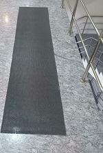 AMRO Beautility Needs Fade Resistant Grey PVC Door Mat 153 x 40 x 0.01 cm