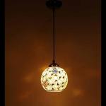 GAUVIK Robin Pendant Lamp/Hanging Lamp/Ceiling Light for Bedroom, Living Room, Restaurants, Dining, Coffee Shop, Home and Office. (GAU- Robin Glass KATORI)