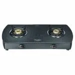 Prestige Premia Schott Glass Top Gas Stove (2 Burners) - GTS 02 (D) (Black)