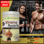 DIVYA SHAKTI AYURVEDA | Xterme Muscle Max : Protein Suppliment for Weight gain & Body Muscles | Weight gain powder | Ayurvedic Muscle Gainer | Increase weight | (Pista Flavour)