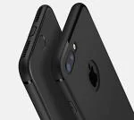 Clickfleek Apple iPhone 7 Plus Soft Silicone with Anti Dust Plugs Ultra Thin Slim Back Cover Case for Apple iPhone 7 Plus (Black)