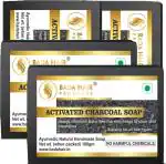 Badahair Activated Charcoal Soap Combo, 100 G (Pack Of 4)