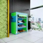 Fabura Shoe Rack in 4 Shelf with Cover