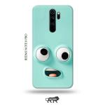 Tweakymod Printed Funny FAce Emoji Back Cover For Redmi Note 8 Pro