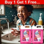 KYARA DREAMS Hand Wash Liquid pink 10Liter Kills 99% Germs*, Soft on Hands, Moisturizing for Everyday Use