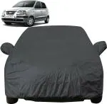OPZET INDIA Hyundai Santro Xing XO ERLX EURO II Grey Taffeta Car Cover with Mirror Pocket