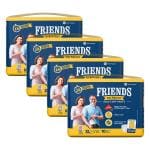 Friends Overnight Adult Diapers Pants Style - 40 Count (XL) with odour lock and Anti-Bacterial Absorbent Core