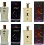 Gimani AweQ Perfume and X1 Perfume Long Lasting Men 400ml (Pack of 4)