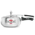 MR COOK By United Metalik Super Shine Aluminium Non-Induction Pressure Cooker with Inner Lid, 2 Ltr