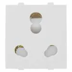 CONA 9416 Status 3Pin Universal 6/16A Socket with Shutter Pack- 10|International Socket|3 Pin Socket