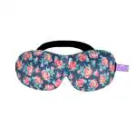 VIAGGI 3D Printed Eye Mask, Blindfold Sleep Eye Mask for Travel, Sleeping Eye Mask for Women and Men, Eye Cover- Blue