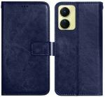 AmericHome Oppo A17, CPH2477 Green, Blue Artificial Leather Mobile Flip Cover