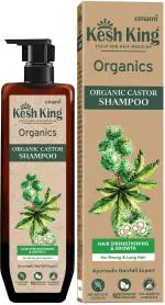 Kesh King Organics Organic Castor Shampoo Boosts Hair Growth And Strengthens For Smooth Hair, 300 Ml