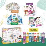 IIDOTS Washable Dot & Dab Markers I 8 Shimmer Colour Markers | Logical Reasoning Worksheets, Learning Folder, Worksheets, Fun Activities for 6 to 7 Year Old Toddler