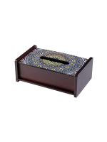 KOLOROBIA Tissue Box Holder with Moroccan Inspiration Inspired Design,Made by Premium Materials for Long Lasting,Rectangular Tissue Box,Dining Table Tissue Box Holder