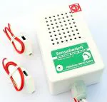 Overflow Beep Alarm (Indoor), SensaSwitch-OBI, Soft beep Alarm with Water Sensors, White Plasti
