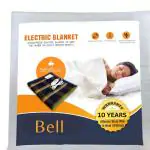 Bell electric blankets for Single Bed - Heating Bed Warmer with 4 Heat Settings - Heating Blanket with Low Power Consumption.(MULTICOLOR)