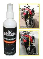 PRIMEGIC Liquid Car Polish for Metal Parts, Dashboard, Leather, Bumper, Exterior, Chrome Accent, Windscreen, Headlight