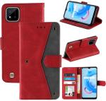 Autofocus Faux Leather Back Case Flip Cover for Realme C11 2021 with ID Card Slot | Foldable Stand | 2 Card Slot | 1 Cash Slot | Magnetic Closure - Executive Red, 22193