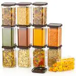 NEXIUM 100% Unbreakable Air Tight Kitchen Plastic Storage Containers Jars Combo Set