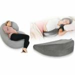 Metron Grey Multipurpose-C Shape Full Body Soft Supportive Pregnancy Pillow (S)