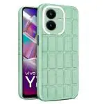UNILORD Vivo Y22 Green Silicone Holster 360 Degree Protection Bumper Case Mobile Back Cover Case