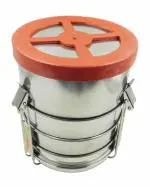 HOMORAA 4 Tier Tiffin Carrier-Size 11x4 (Pack Of 1)