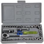 Nbs Nakarani 40 In 1 Wrench Tool Kit And Screwdriver And Socket Set Automobile Motorcycle Tool Box Set