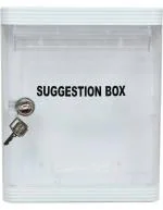 Aura Plast White ABS Plastic Wall Mounted Mailbox