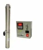 V Guard Stainless Steel 1 H.P Submersible Pump 8 Stage With Digital Control Panel,