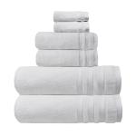 TRIDENT White Luxury Hotel Collection 100% Cotton 625 GSM 6 Piece Set