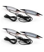 Guance Black Car Underlight Universal for All Cars(Pack of 4)