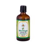 KUNJ Moringa Oil (Moringa oleifera) 100% Pure & Natural Undiluted Therapeutic Grade, Cold Pressed, Aromatherapy massage For hair and skin. -100ml