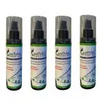 PathAll Antibacterial Germ Kill Spray, No Gas Sanitizer Spray With Disinfectant Properties Is Safe On Skin, Safe On Surfaces, 100 ml (Pack of 4)