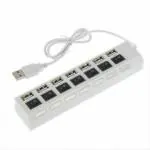 Phagqu White Usb Hub - 7 Ports