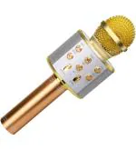 FONE CRAFT Advance Handheld Wireless Singing Mike Multi-Function Bluetooth Karaoke Mic with Microphone Speaker for All Smart Phones (Multicolor- Colour May Vary)