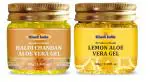 Premium Khadi Combo - Haldi Chandan Aloevera Gel & Lemon Aloevera Gel For Face & Hair - Set Of 2