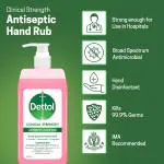 Dettol Clinical Strength Antiseptic Hand Sanitizer, 500ml, Pack of 2