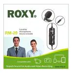 kh Clip Roxy Lavalier Microphone Micro-Cravate, Omni-Directional Condenser Mobile Mic and Condenser Clip-on Microphone for Smart Phones, Cameras, Computers and Camcorders
